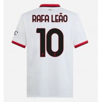 Fotbalové Dres AC Milan Rafael Leao #10 Venkovní 2024-25 Krátký Rukáv